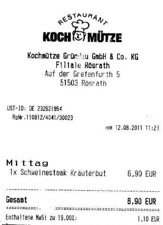 ivns Höffner Kochmütze Restaurant